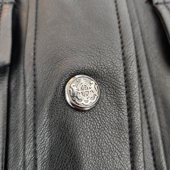 NWT Rebecca Minkoff Black Faux Leather Jacket - Picture 8 of 10